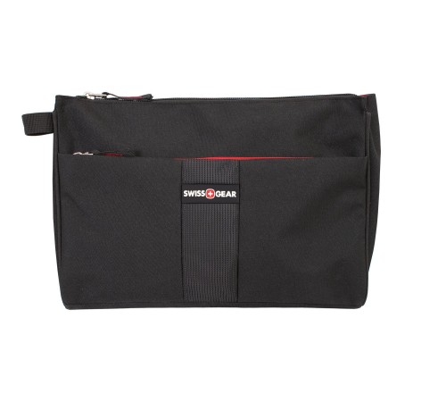 Несессер SWISSGEAR, черный, полиэстер, 31x8x22 см