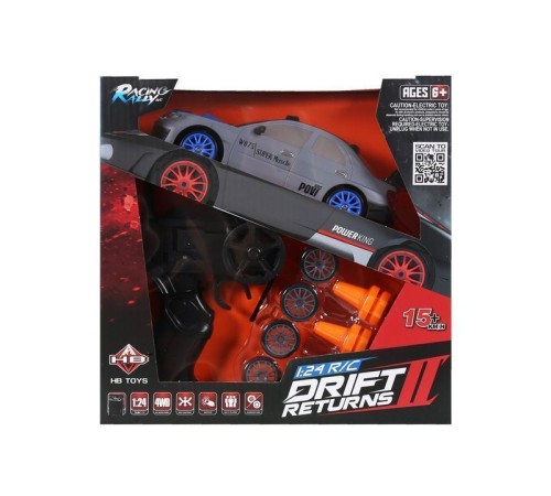 Радиоуправляемая машина дрифт HB Subaru WRX 4WD+акб 1/24