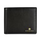 Кошелёк Cross Concordia Black, кожа наппа, гладкая, чёрный, 11 х 9 х 1,5 см