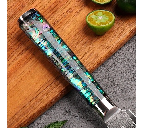Нож из дамасской стали для овощей Keemake 3,5 Inch Paring Knife, разноцветный