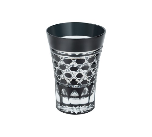 Стакан TAJIMA GLASS с шестиугольным плетением 220 мл, черный