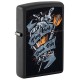 Зажигалка ZIPPO Darts с покрытием Black Matte, латунь/сталь, черная 38x13x57 мм