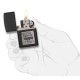Зажигалка ZIPPO Classic с покрытием Black Crackle™, латунь/сталь, чёрная, матовая, 38x13x57 мм