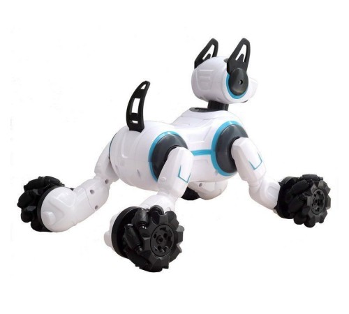 Робот собака-перевертыш SYRCAR 666-800A Stunt Dog с пультом в виде наручных часов
