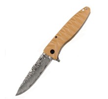 Нож Firebird F620 желтый (травление)
