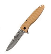 Нож Firebird F620 желтый (травление)