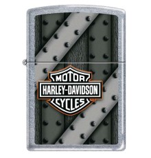Зажигалка ZIPPO Harley-Davidson®, с покрытием Street Chrome™, латунь/сталь, серебристая, 38x13x57 мм