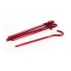 Колышки Naturehike NH17D027-D алюминиевые  для палатки (6 шт.) 17 см, красные, 6927595723371