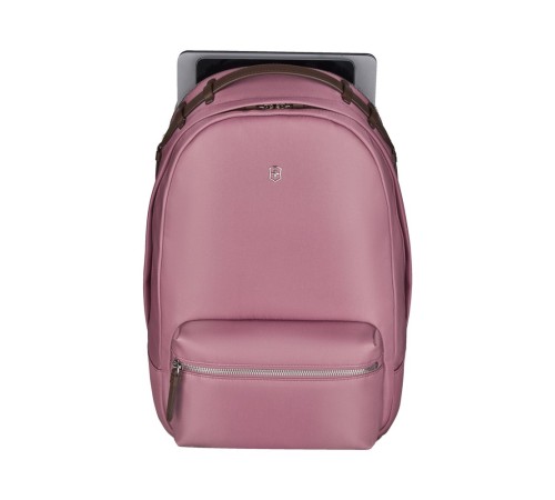 Рюкзак VICTORINOX Victoria Classic Business Backpack 15.4, пурпурно-розовый, нейлон/кожа, 27x21x41 см