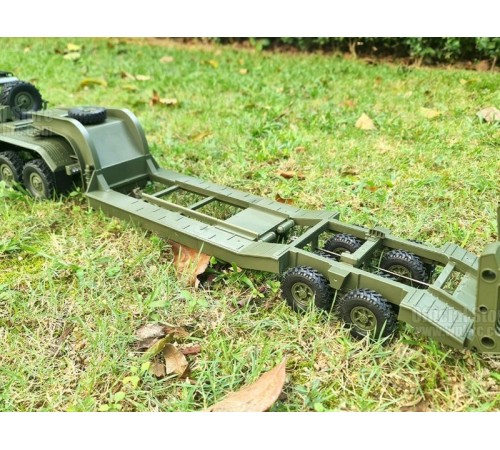 Радиоуправляемая машина WPL военный грузовик B-36 с тралом (зеленый) 6WD 2.4G 1/16 RTR