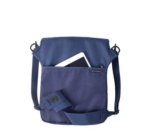 Сумка наплечная VICTORINOX Altmont™ 3.0 Flapover Bag 17.1, синяя, нейлон Versatek™, 27x6x32 см, 5 л