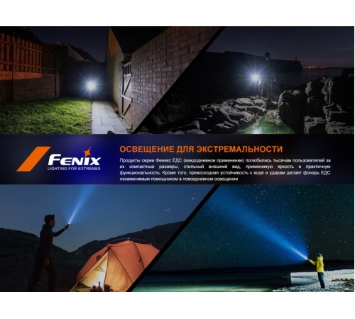 Фонарь Fenix E18R V2.0, E18RV20