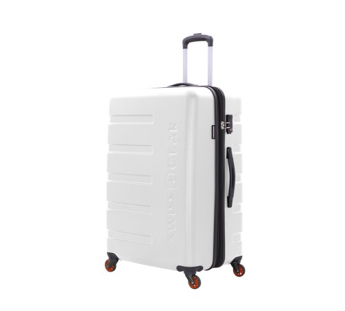 Чемодан SWISSGEAR TYLER, белый, АБС-пластик, 51,5 x 31 x 77 см, 96 л