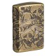 Зажигалка ZIPPO Armor™ с покрытием Antique Brass, латунь/сталь, медная, матовая, 38x13x57 мм