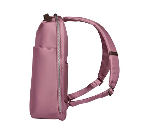 Рюкзак VICTORINOX Victoria Compact Business Backpack 16', пурпурно-розовый, нейлон/кожа, 27x16x40 см