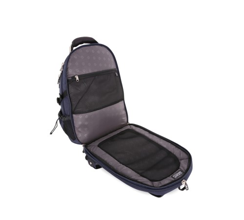 Рюкзак WENGER,15”, синий/серебристый, полиэстер 900D/М2 добби, 34x23x48 см, 38 л