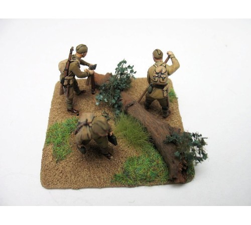 Сборные солдатики ZVEZDA Советские саперы, 1/72