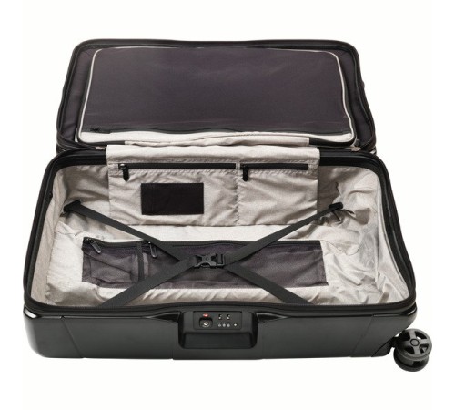 Чемодан VICTORINOX Lexicon, чёрный, 100% поликарбонат, 45x28x68 см, 73 л