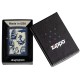 Зажигалка ZIPPO Nautical Design с покрытием Navy Matte, латунь/сталь, синяя, матовая, 38x13x57 мм