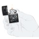 Зажигалка ZIPPO Spazuk Design с покрытием Black Matte, латунь/сталь, чёрная, матовая, 38x13x57 мм