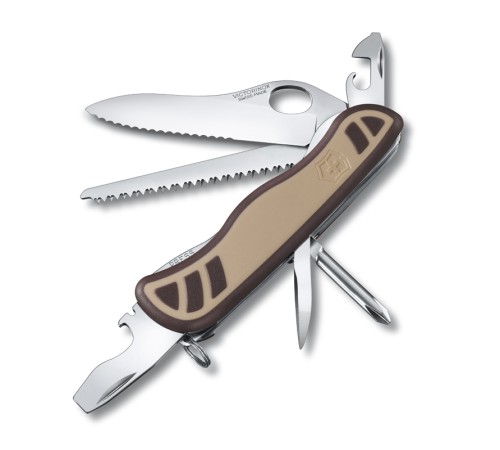 Нож перочинный VICTORINOX Trailmaster Desert Camouflage, 111 мм, 10 функций, бежевый/коричневый