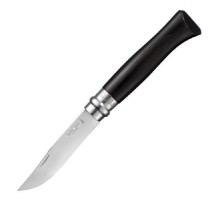 Нож Opinel №8, нержавеющая сталь, рукоять из эбенового дерева, 002015