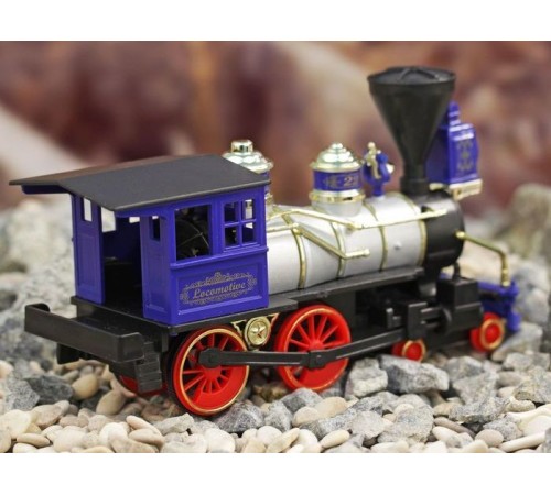 Машина Kinsmart Classic Locomotive инерция (1/6шт.) 17,5см б/к