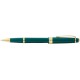 Ручка-роллер Cross Bailey Light Polished Green Resin and Gold Tone