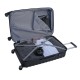Чемодан SWISSGEAR FRIBOURG, чёрный, АБС-пластик, 49x31x77 см, 97 л