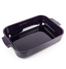 Прямоугольная форма для запекания Peugeot Ceramic, 32x20 см, Франция, баклажан