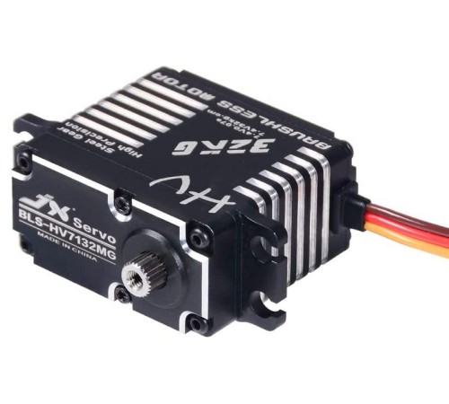 Сервомашинка цифровая JX Servo BLS-HV7132MG (71г/32.5/0.07/7.4V) бесколлекторная, Full metal