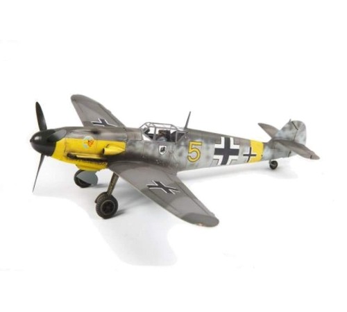 Сборная модель ZVEZDA Немецкий истребитель «Мессершмитт» BF-109 F2, подарочный набор, 1/48