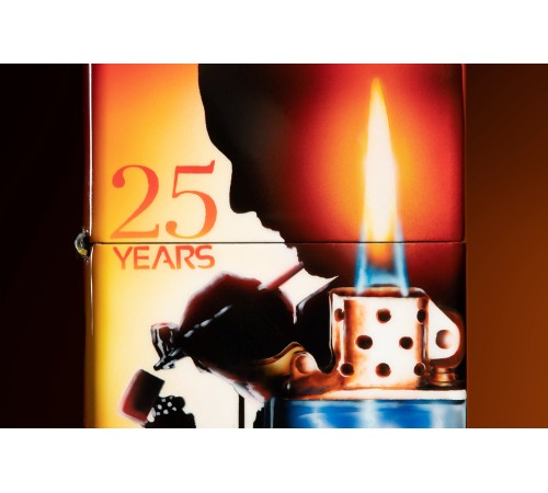 Зажигалка ZIPPO Mazzi с покрытием 540 Matte, латунь/сталь, разноцветная, матовая, 38x13x57 мм