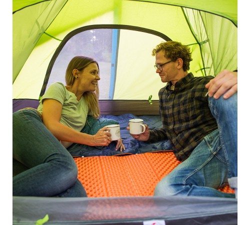 Палатка Naturehike P-Series NH18Z033-P 210T/65D, трехместная, светло-зеленая, 6975641887492