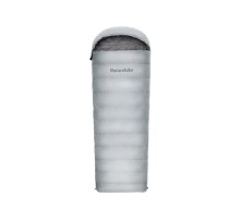 Ультралёгкий спальный мешок Naturehike RM80 Series Утиный пух Grey Size M, молния слева, 6927595707197L