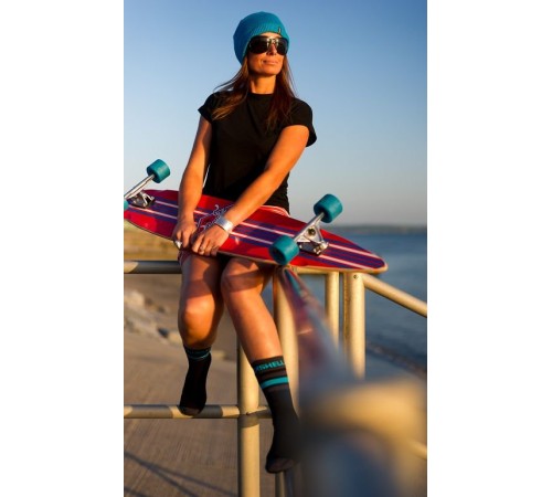 Водонепроницаемые носки DexShell Ultra Dri Sports Socks S (36-38) с голубой полосой