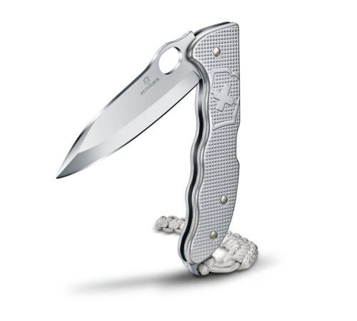 Нож охотника VICTORINOX Hunter Pro M Alox 130 мм, 4 функции, с фиксатором лезвия, серебристый