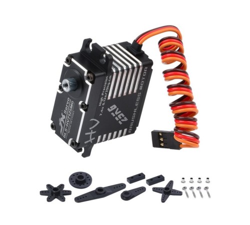 Сервомашинка цифровая JX Servo BLS-HV7125MG (71г/25.8/0.12/7.4V) бесколлекторная, Full metal