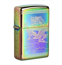 Зажигалка ZIPPO Classic с покрытием Multi Color, латунь/сталь, разноцветная, глянцевая, 38x13x57 мм