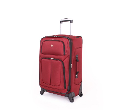 Чемодан SWISSGEAR SION, бордовый, полиэстер 750x750D добби, 41x26x70 см, 56 л