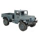 Радиоуправляемая машина MN MODEL военный грузовик (серый) 4WD 2.4G 1/16 RTR