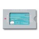 Швейцарская карточка VICTORINOX SwissCard Nailcare, 13 функций, полупрозрачная бирюзовая