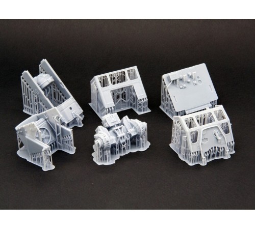 Сборная модель Red Iron Models Бульдозер Т-100МЗГП
