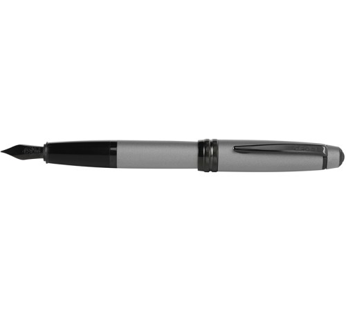 Перьевая ручка Cross Bailey Matte Grey Lacquer, перо F. Цвет - серый.