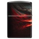 Зажигалка ZIPPO Dragon Design с покрытием 540 Matte, латунь/сталь, черная, 38x13x57 мм