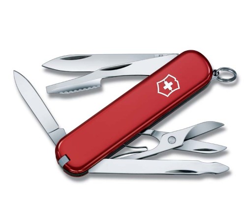 Нож перочинный VICTORINOX Executive, 74 мм, 10 функций, красный