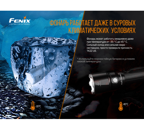 Фонарь Fenix TK22 UE, TK22UE