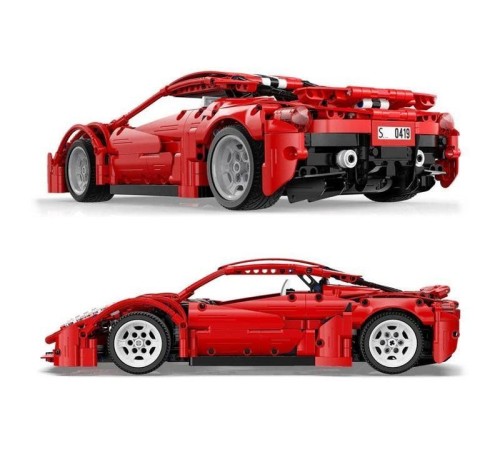 Конструктор CaDA спортивный автомобиль Red Devils (1126 деталей)