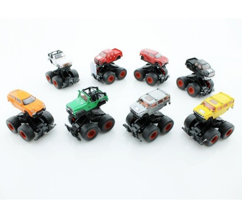 Машина инерционная KLX500-113 Raptor SUV Bigfoot 4WD (в асс., 8 шт./кор.)