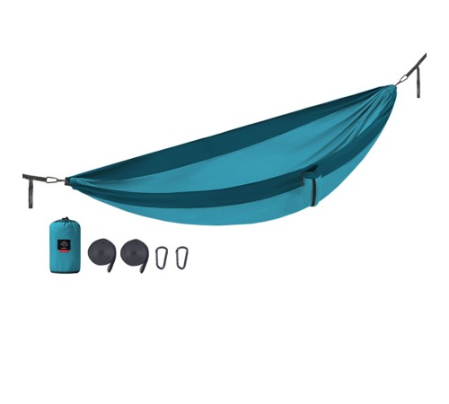 Гамак  1-местный Naturehike Ultralight NH21DC011 340T, синий, 6927595713624